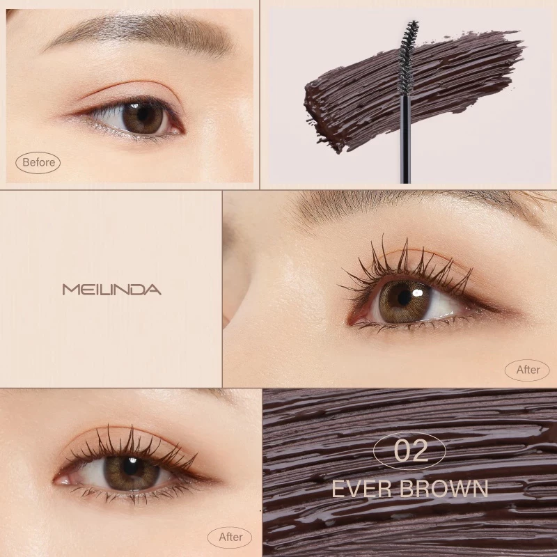 MC6023 1ชิ้น MEILINDA Ultra lift & long mascara  Ultra lift & long mascara อัลตร้า ลิฟท์ แอนด์ ลอง มาสคาร่า